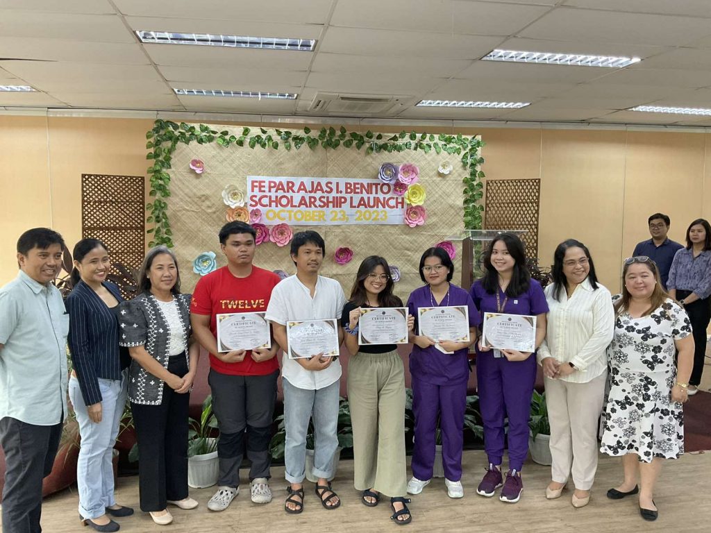 UP Launches Fe Parajas Israel Benito Scholarship